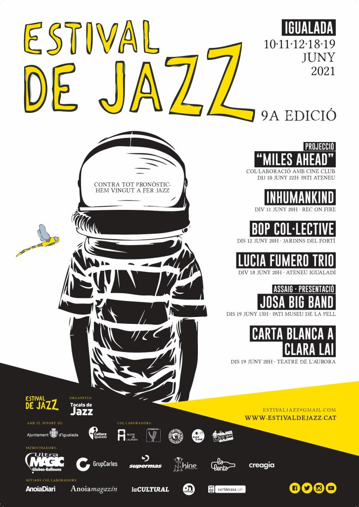 Cartell 9e Estival de Jazz Igualada 2021